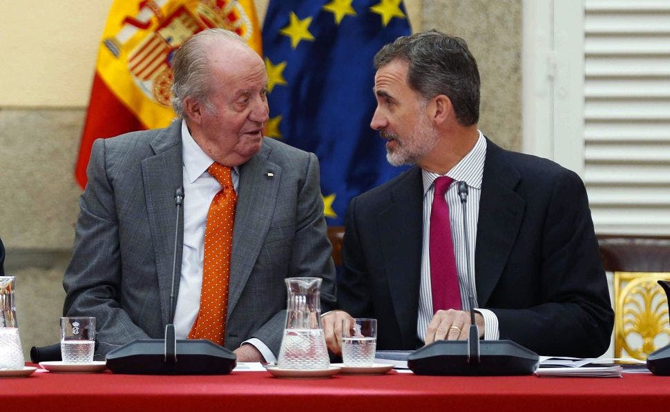 El Rey emérito Juan Carlos I y el Rey Felipe VI| EFE El Rey emérito Juan Carlos I y el Rey Felipe VI| EFE