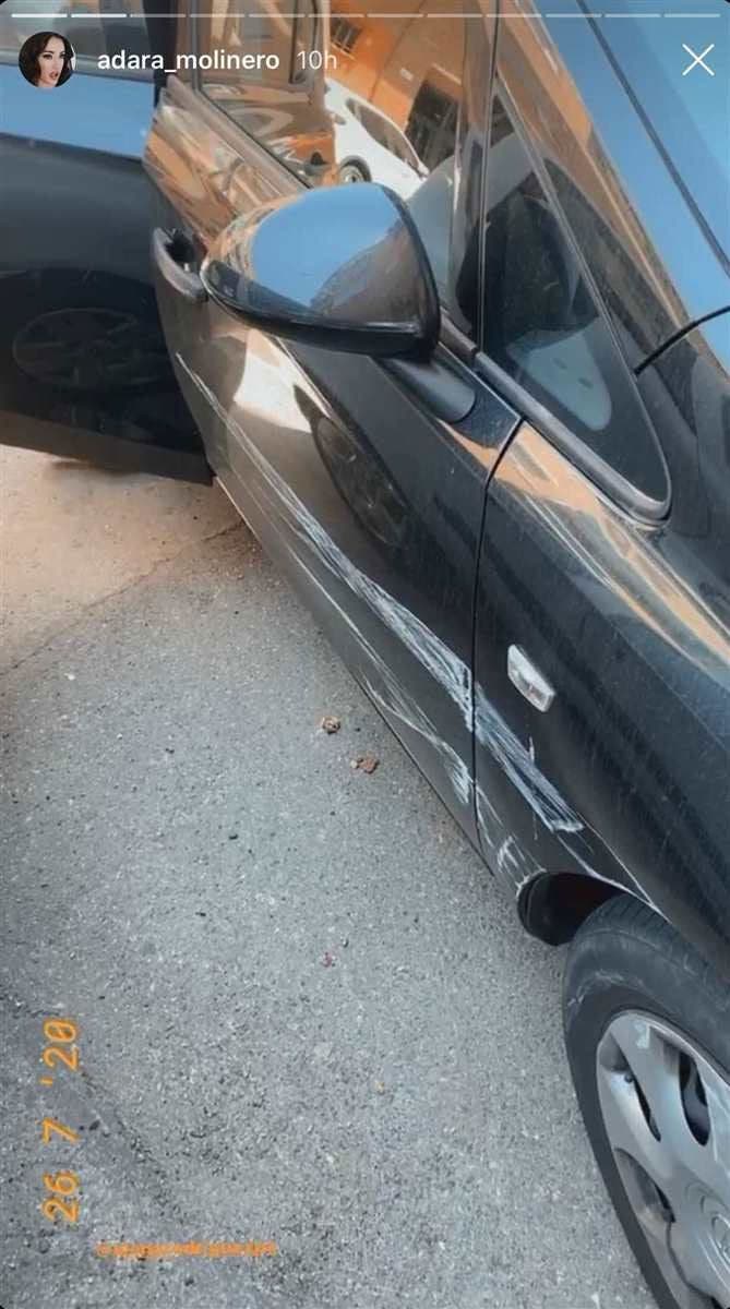 Adara Molinero accidente Adara Molinero accidente