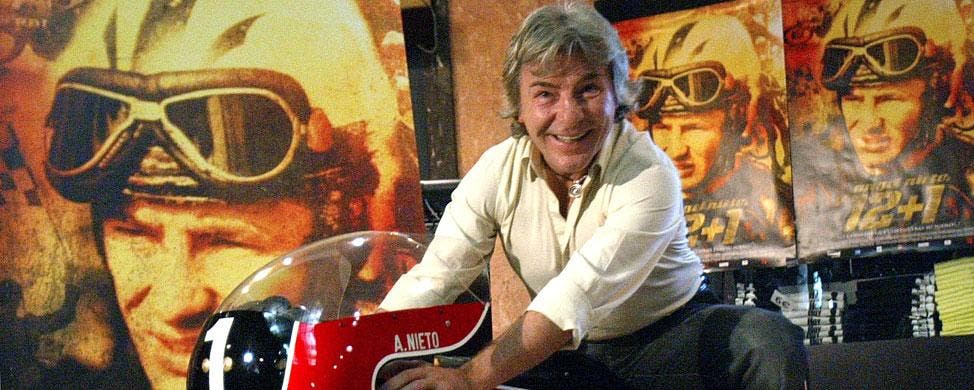 Ángel Nieto en una imagen de archivo Ángel Nieto en una imagen de archivo