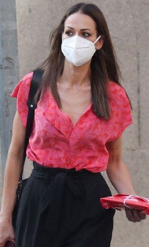 eva gonzález con mascarilla