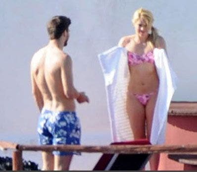 Gerard Pique y Shakira yate
