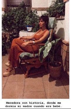 Sara Carbonero mecedora